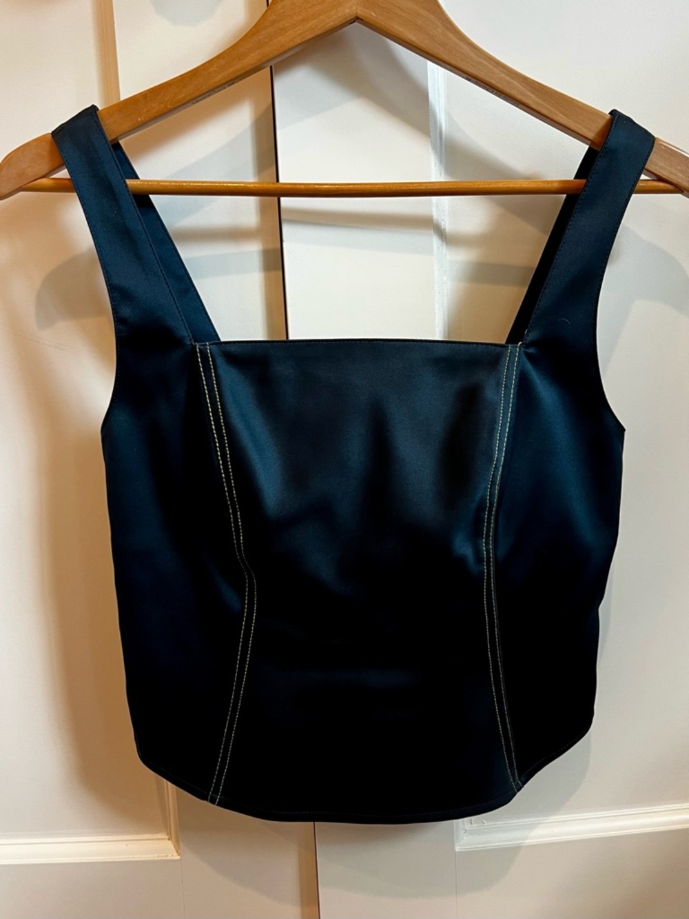 SAMSØE SAMSØE Corset Tank with Contrast Stitching